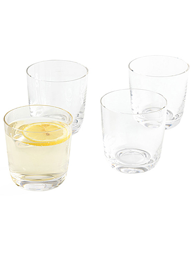Nambe China Taos Double Old Fashioned Glasses Set of 4