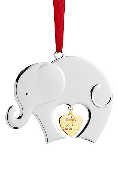 Nambe Metal Baby's First Christmas Ornament