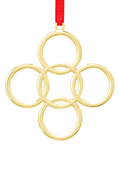 Nambe Metal Twelve Days Of Christmas, Five Golden Rings 2022 Ornament