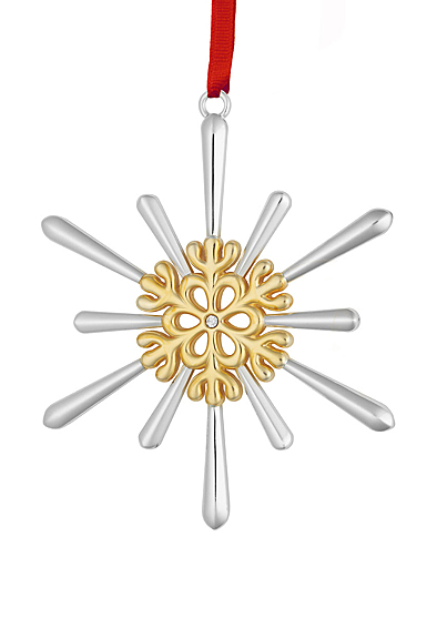 Nambe Metal 2024 Annual Snowflake Dated Ornament