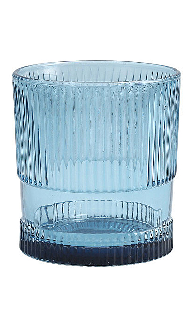 Fortessa Fashion Glass NoHo Blue Double Old Fashioned 9.85oz