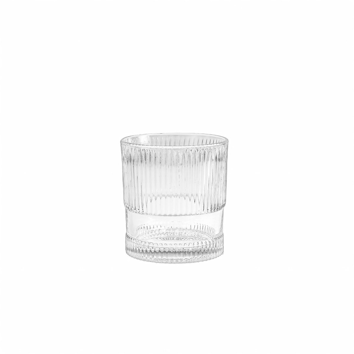 Fortessa Fashion Glass NoHo Clear Double Old Fashioned Glass, Single