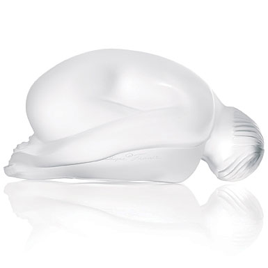 Lalique Resting Nude, clear 