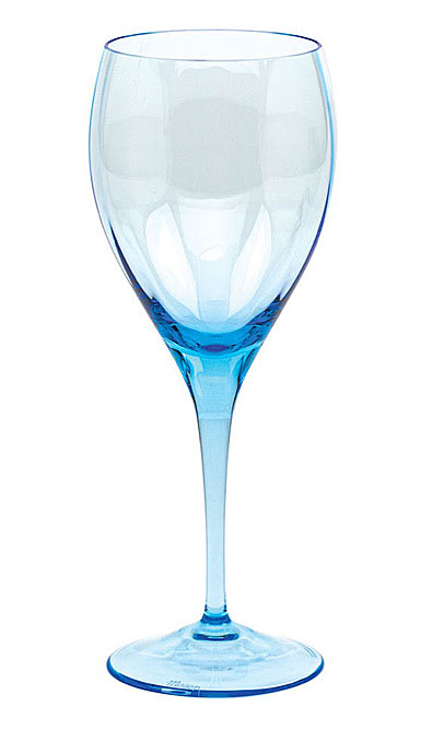 Moser Optic Goblet Aquamarine, Single