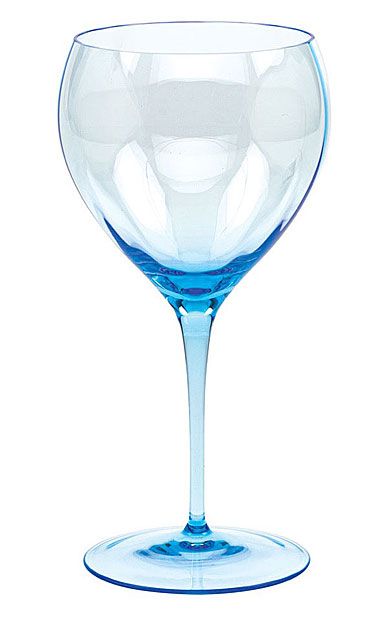 Moser Optic Red Wine Aquamarine, Single