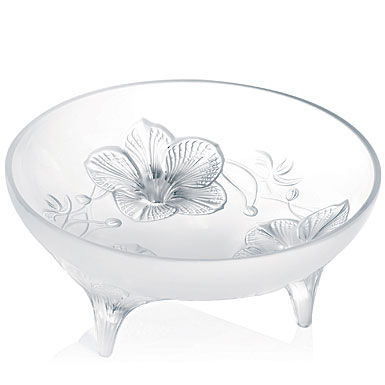 Lalique Orchid Bowl
