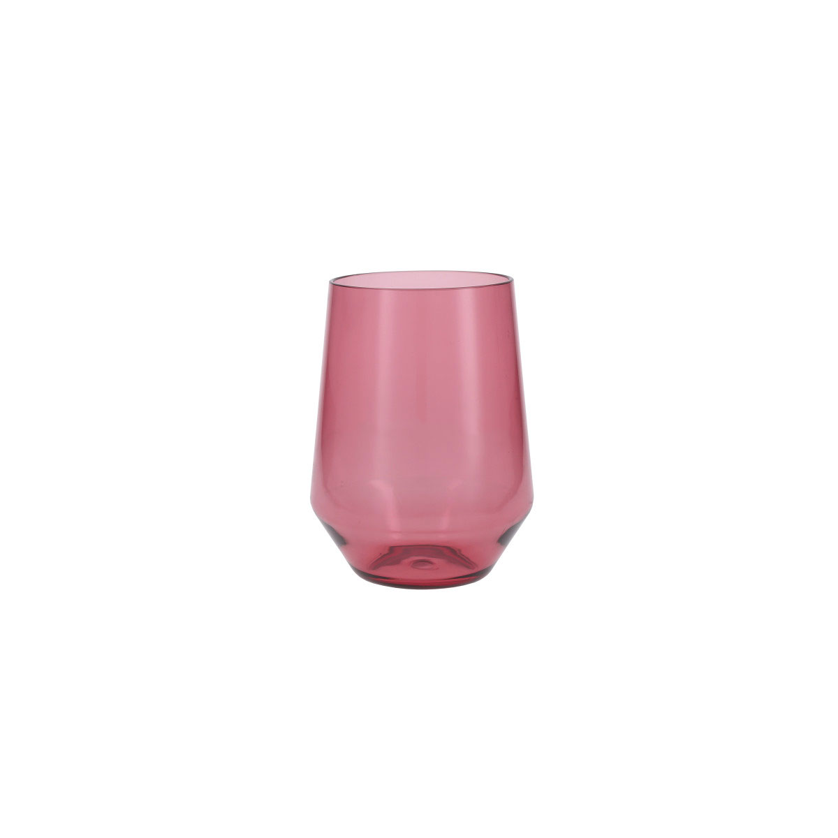 Fortessa Copolyester Glass Sole Stemless Wine Rose 19oz