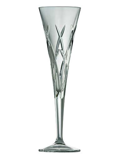 Galway Crystal Mystique Romance Flutes, Pair