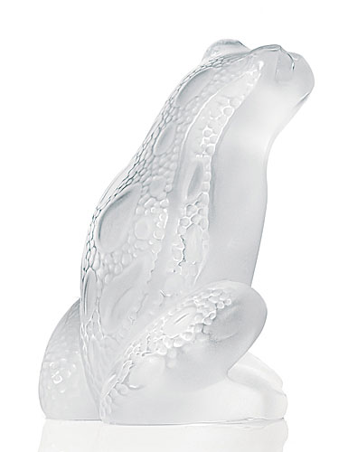 Lalique Rainette Frog, clear 