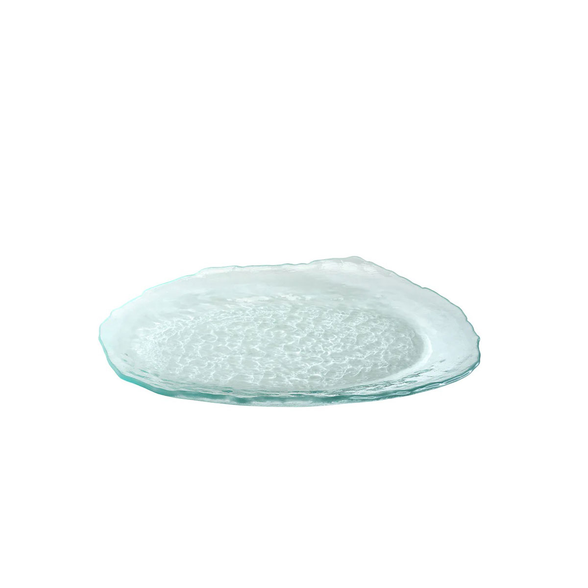 Annieglass Salt 16 X 11.25" Medium Oval Tray