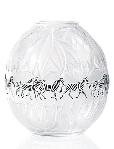Lalique Tanzania Vase, clear 