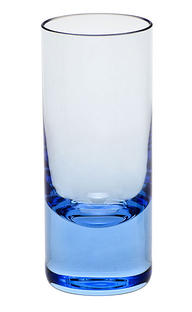 Moser Crystal Vodka Shot Glass, Aquamarine