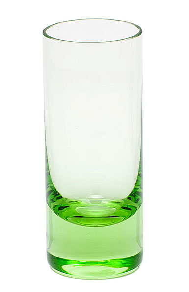 Moser Crystal Vodka Shot Glass, Ocean Green