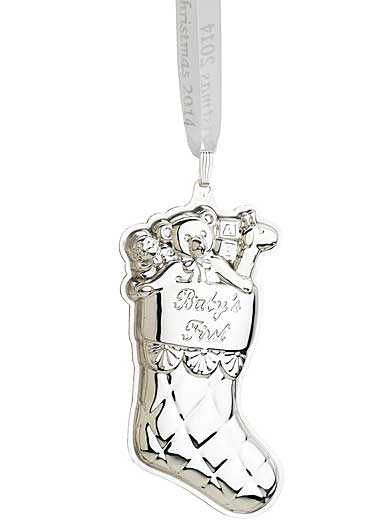 Reed and Barton Baby's First Christmas 2014 Stocking Ornament
