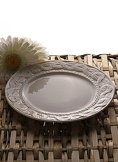 Belleek Galway Weave Cable Accent Plate