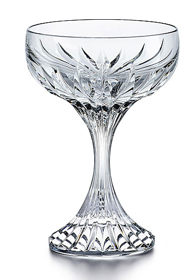 Baccarat Crystal, Massena Saucer Crystal Champagne Coupe, Single