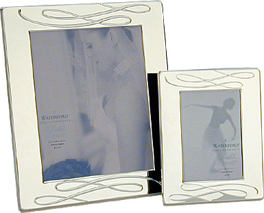 Waterford Silverplated Ballet Ribbon Picture Frame