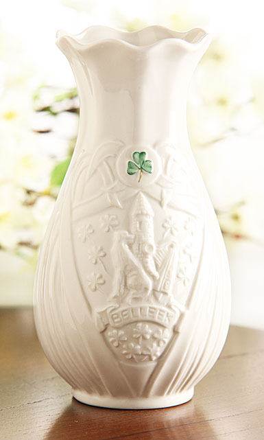 Belleek China 2017 Trademark 7" Vase, Limited Edition