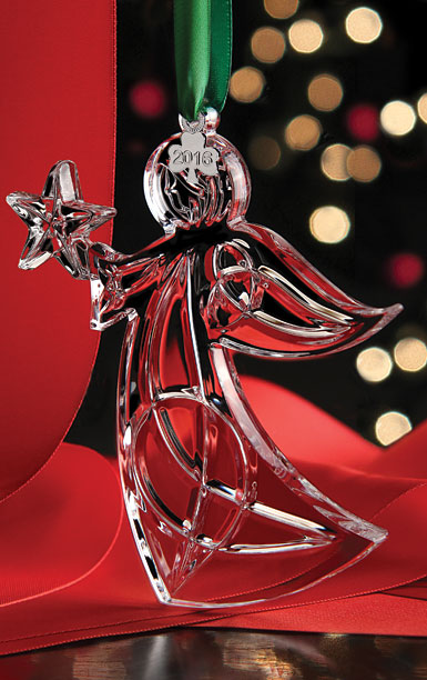Cashs Ireland, Crystal Angel with Star, Annual Edition 2016 Ornament