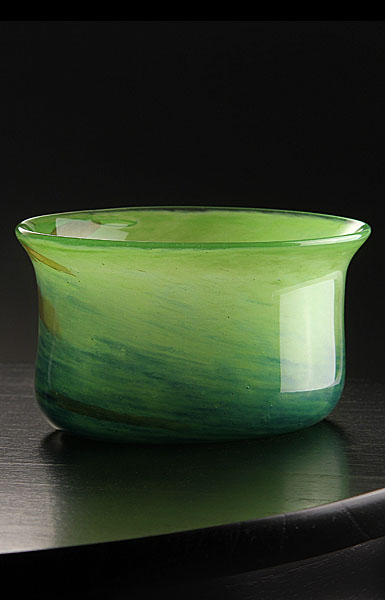 Cashs Ireland, Art Glass Forty Shades of Green, Small Bowl