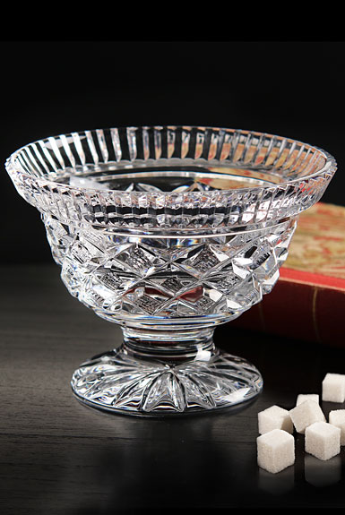 Cashs Ireland, Crystal Art Collection, Ardross Footed Sugar Bowl, Limited Edition