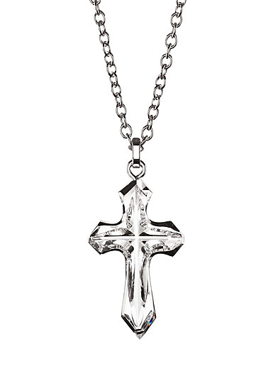 Cashs Ireland, Crystal Celtic Cross Pendant Necklace, Large