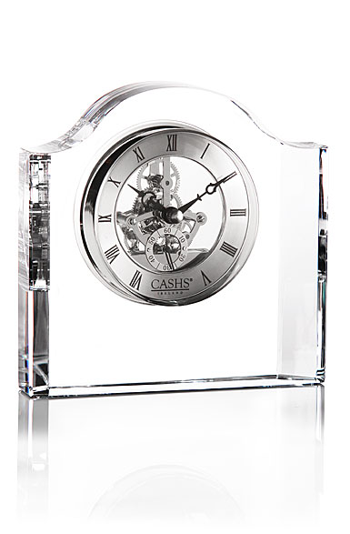 Cashs Ireland, Manach Large Desk Crystal Clock