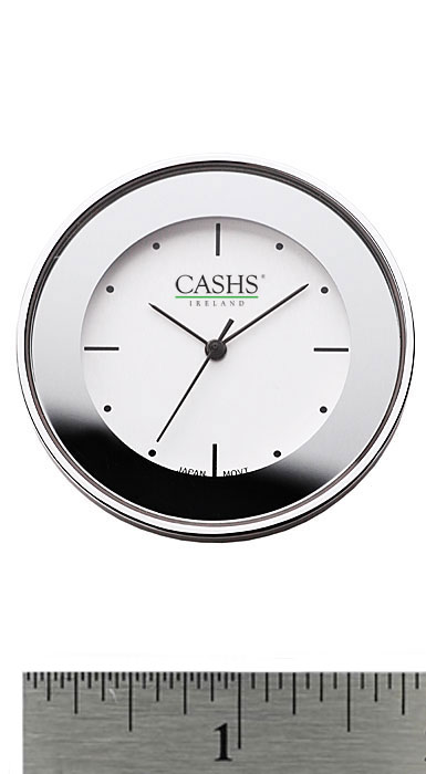 Cashs Ireland, Sterling Silver Clock Face Insert, Medium 1 3/4"