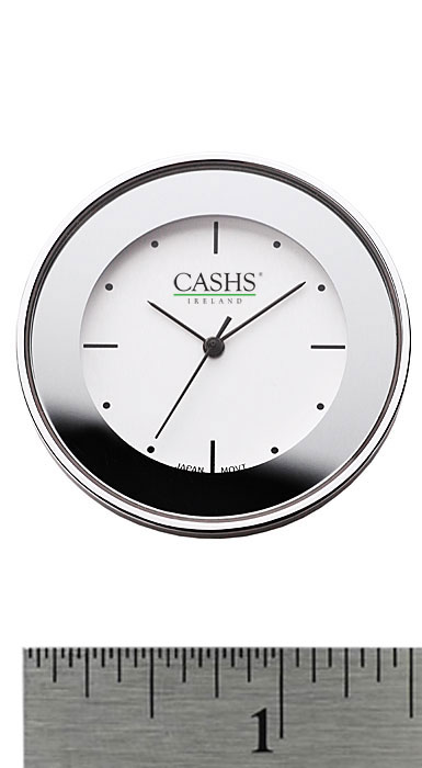 Cashs Ireland, Sterling Silver Clock Face Insert, Small 1 1/2"