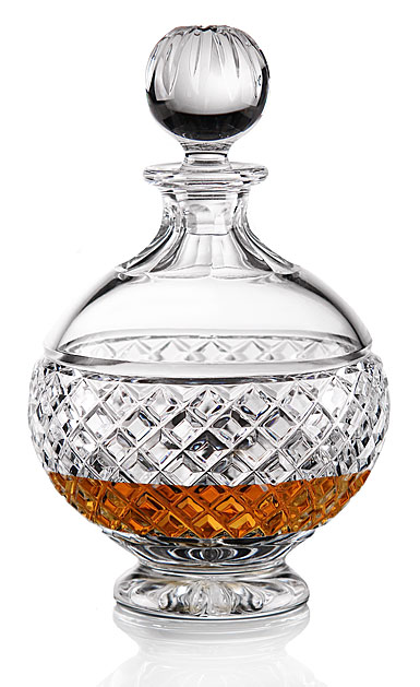 Cashs Ireland, Cooper Round Crystal Decanter with Stopper