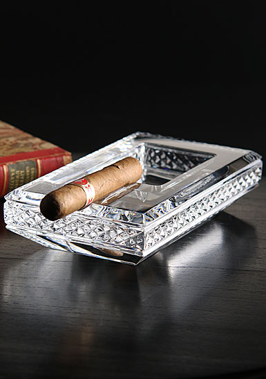 Cashs Ireland, Cooper Cigar Crystal Ashtray, Large