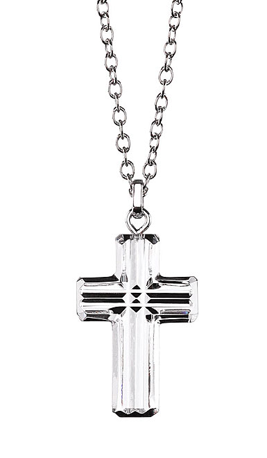 Cashs Ireland St. Brigid's Cross Crystal Pendant Necklace, Medium
