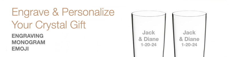 Engrave & Personalize Your Crystal Gift
