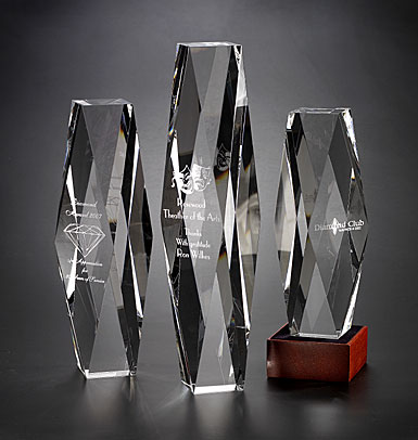 Orrefors Crystal, Glacier Award, Medium
