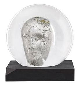 Kosta Boda Headman Sculpture, Silver