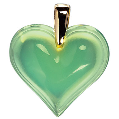 Lalique Heart Gold Antinea Necklace, Large