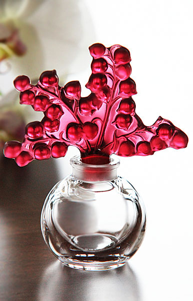 Lalique Red Clairefontaine Perfume Bottle