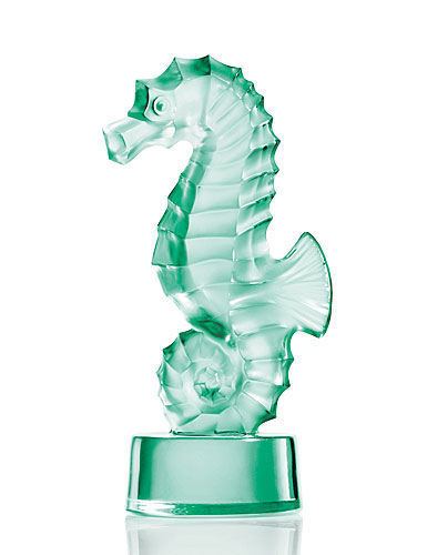 Lalique Seahorse, green