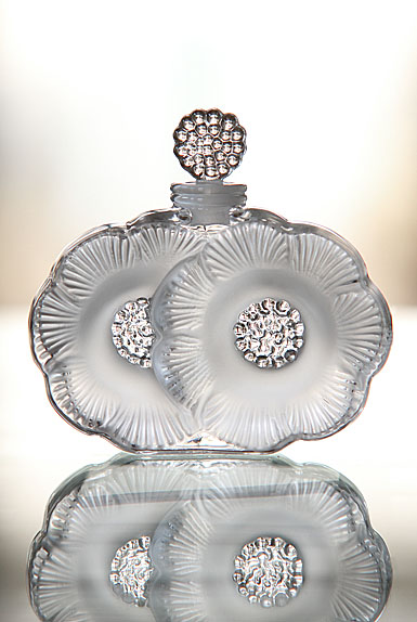Lalique Two Flowers Perfume Bottle 