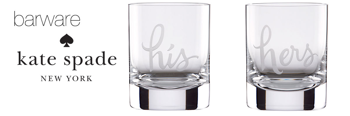 kate spade by Lenox Barware Collection | Crystal Classics