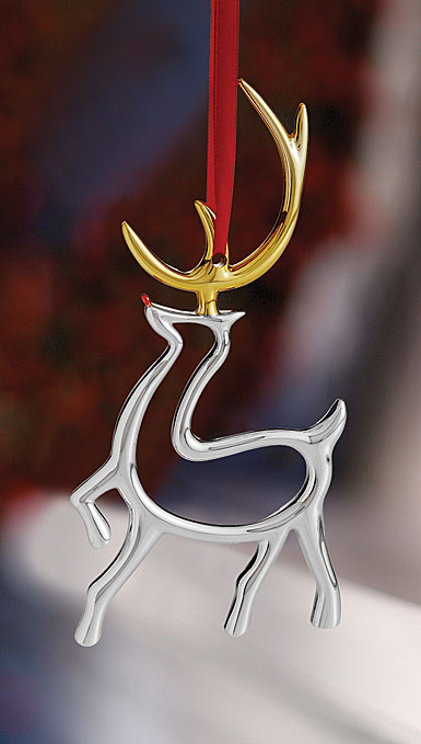Nambe Reindeer Ornament