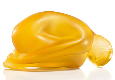 Lalique Resting Nude, Amber 