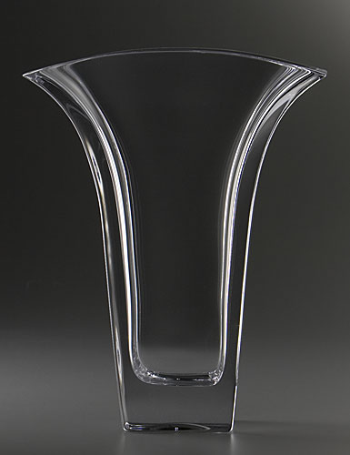 Nambe Crystal Planar 11 vase