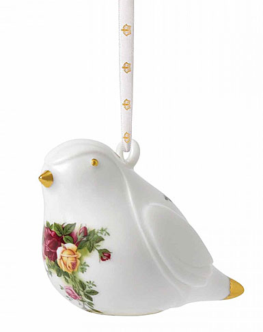 Royal Albert Old Country Roses Robin 2018 Ornament