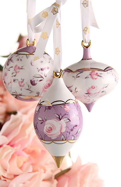 Royal Albert Rose Confetti 3Pc Tea Set 