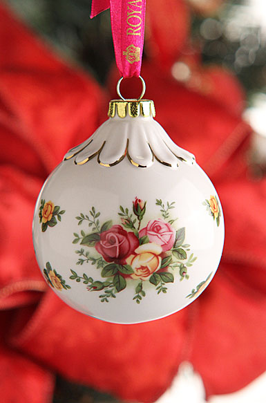 Royal Albert Old Country Roses Bauble Ornament