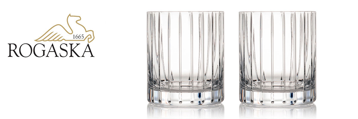 Rogaska Trump Collection Lincoln Square Glassware Set Of 2 