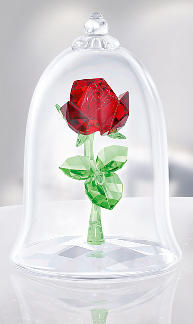 Swarovski Crystal Disney Beauty and The Beast Enchanted Rose