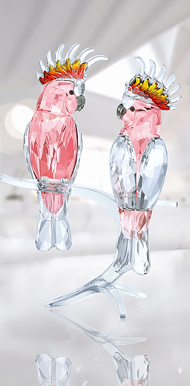 Swarovski Pink Cockatoos