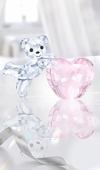Swarovski Kris Bear - Pink Heart